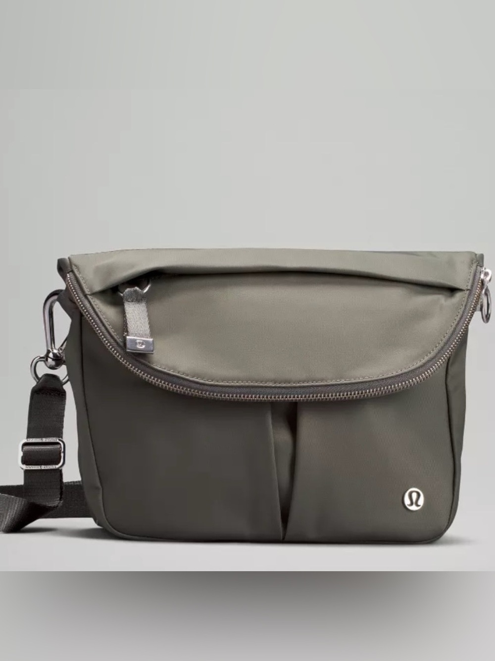 lululemon athletica All Night Festival Bag Olive Green Messenger Crossbody Bag